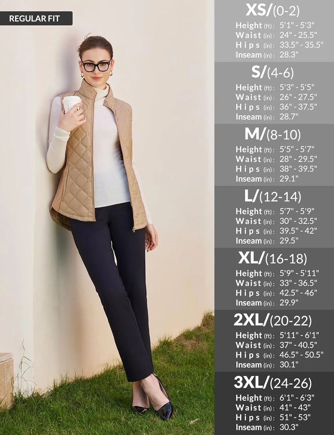 baleaf Women's Golf Pant Winter Fleece Lined Pants with Belt Loops Pockets Travel Work Casual