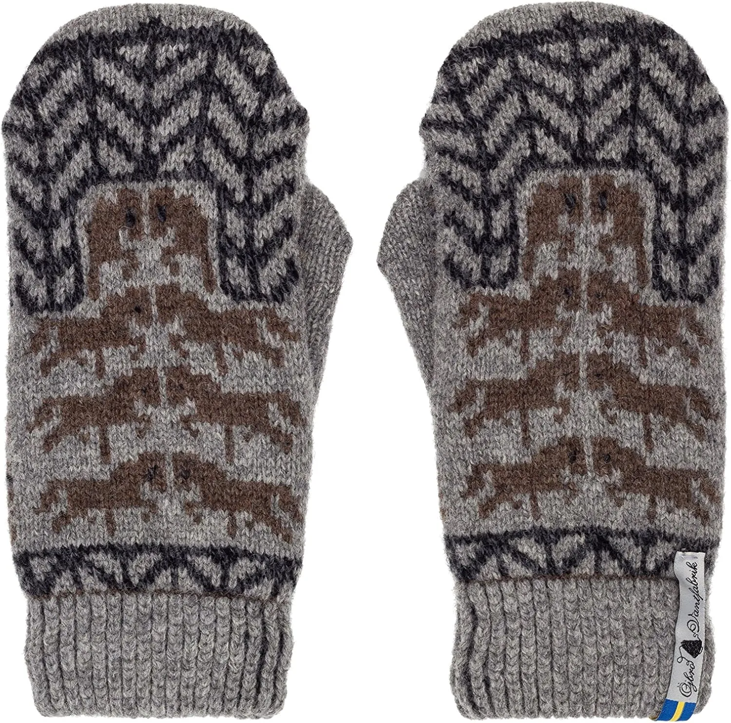 Öjbro Swedish made 100% Merino Wool Soft Thick & Extremely Warm Mittens (as Featured by the Raynauds Assn)