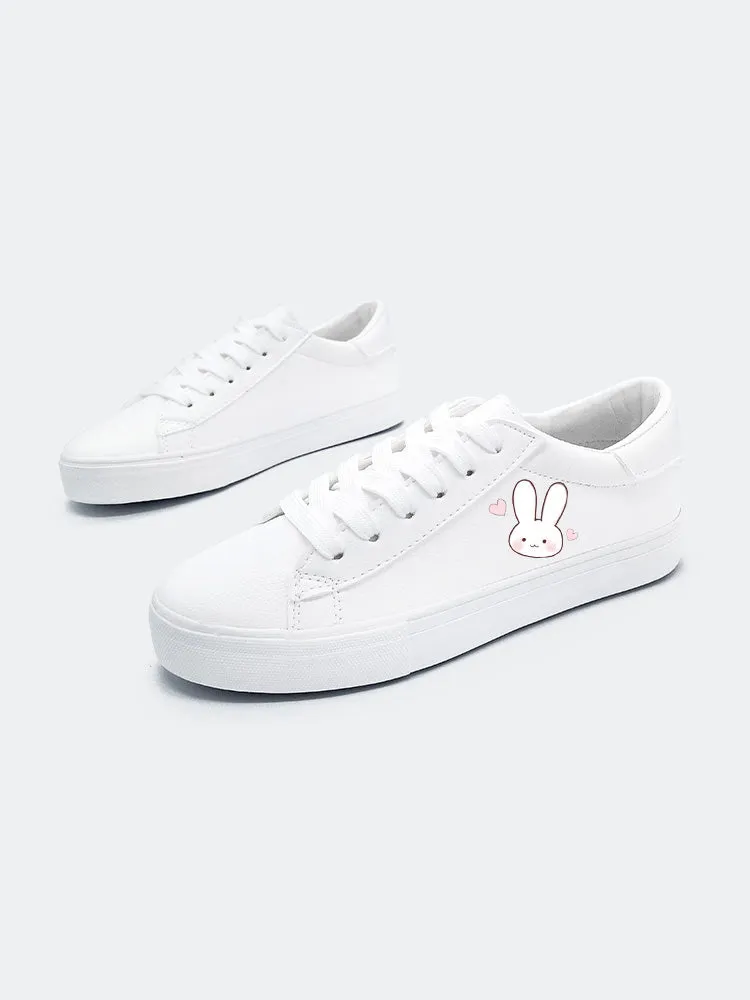 Kawaii Sweet All-match Cartoon Pattern Sneakers