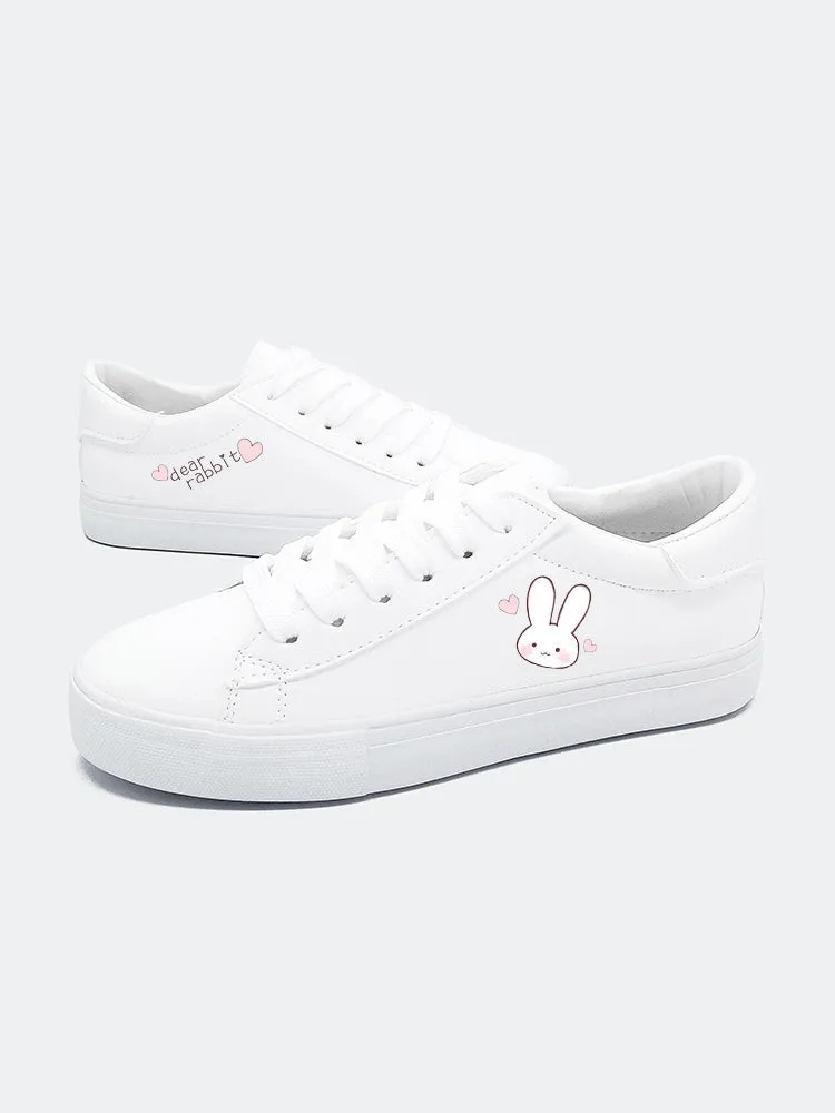 Kawaii Sweet All-match Cartoon Pattern Sneakers