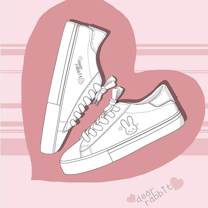 Kawaii Sweet All-match Cartoon Pattern Sneakers