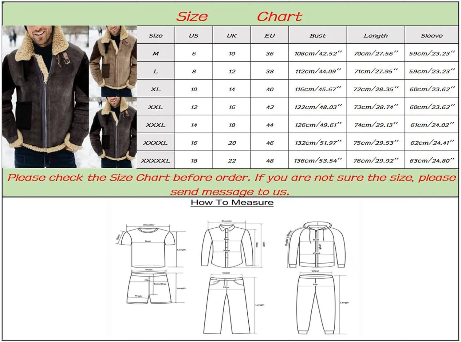 Mens Winter Coats, Mens Vintage Bomber Jacket Sherpa Lined Heavyweight Shearing Coat Baggy Thick Fleece Jackets