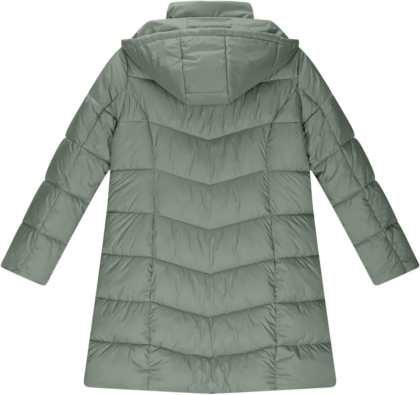 Winter Coats for Women Quilted Down Jacket Full Zip Puffer Coat Thicken Hooded Outerwear Casual Fleece Lined Coat