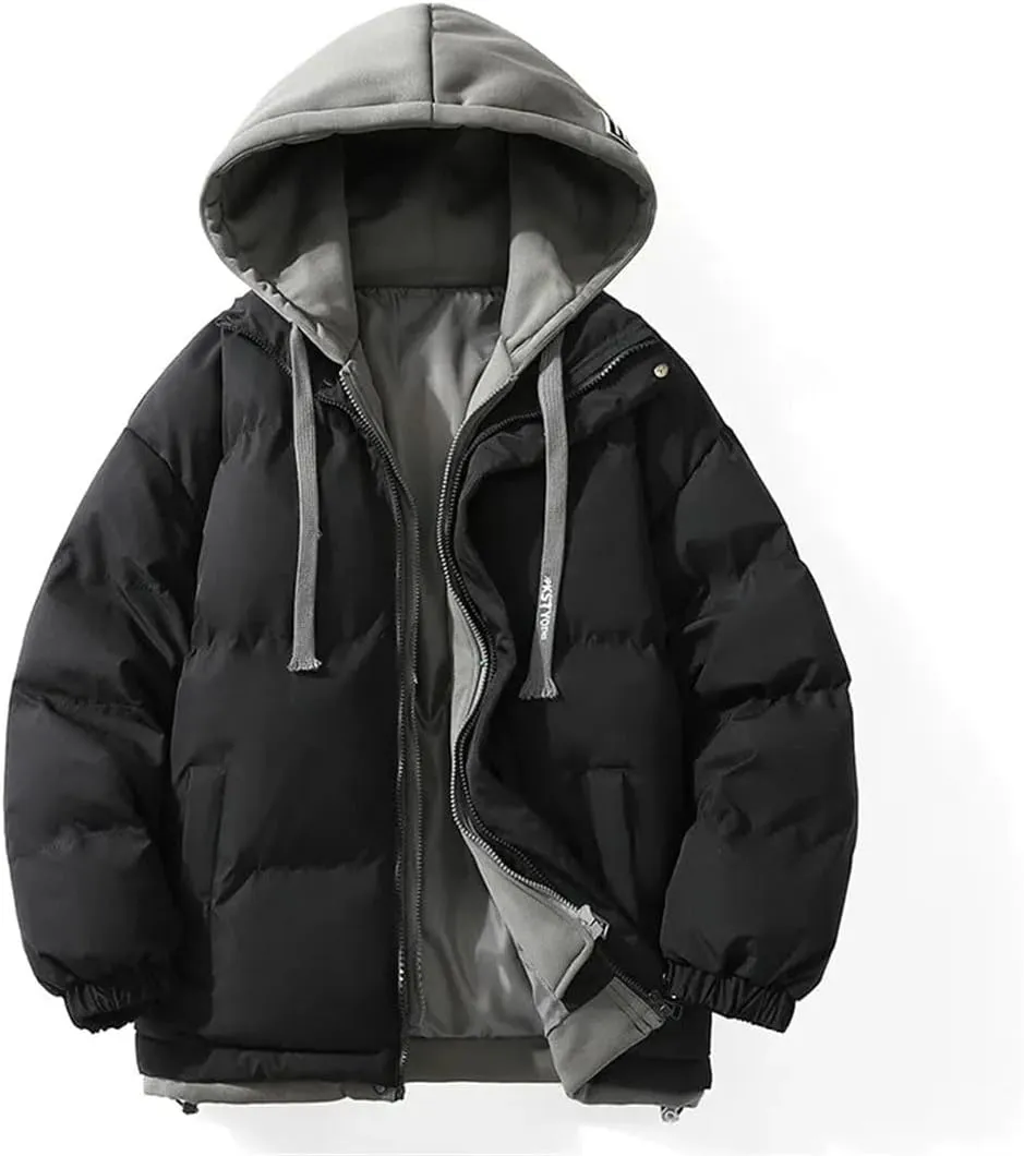 Womens Hooded Cotton Coata Winter Warm Jacket Down Cotton Parkas Coat Snow Wear Puffer Jacket Parkas Womens Outwear