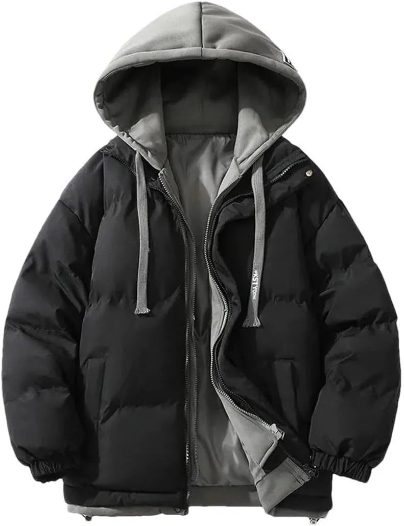 Womens Hooded Cotton Coata Winter Warm Jacket Down Cotton Parkas Coat Snow Wear Puffer Jacket Parkas Womens Outwear