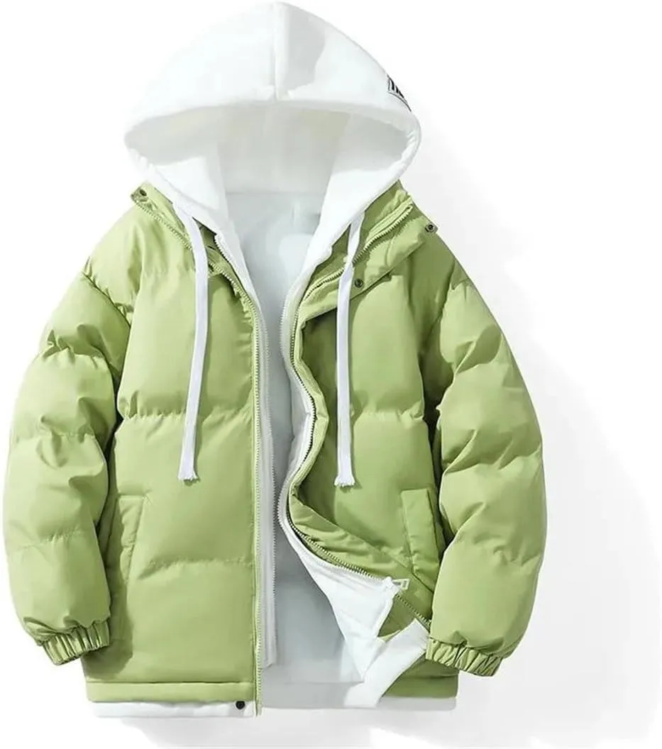 Womens Hooded Cotton Coata Winter Warm Jacket Down Cotton Parkas Coat Snow Wear Puffer Jacket Parkas Womens Outwear